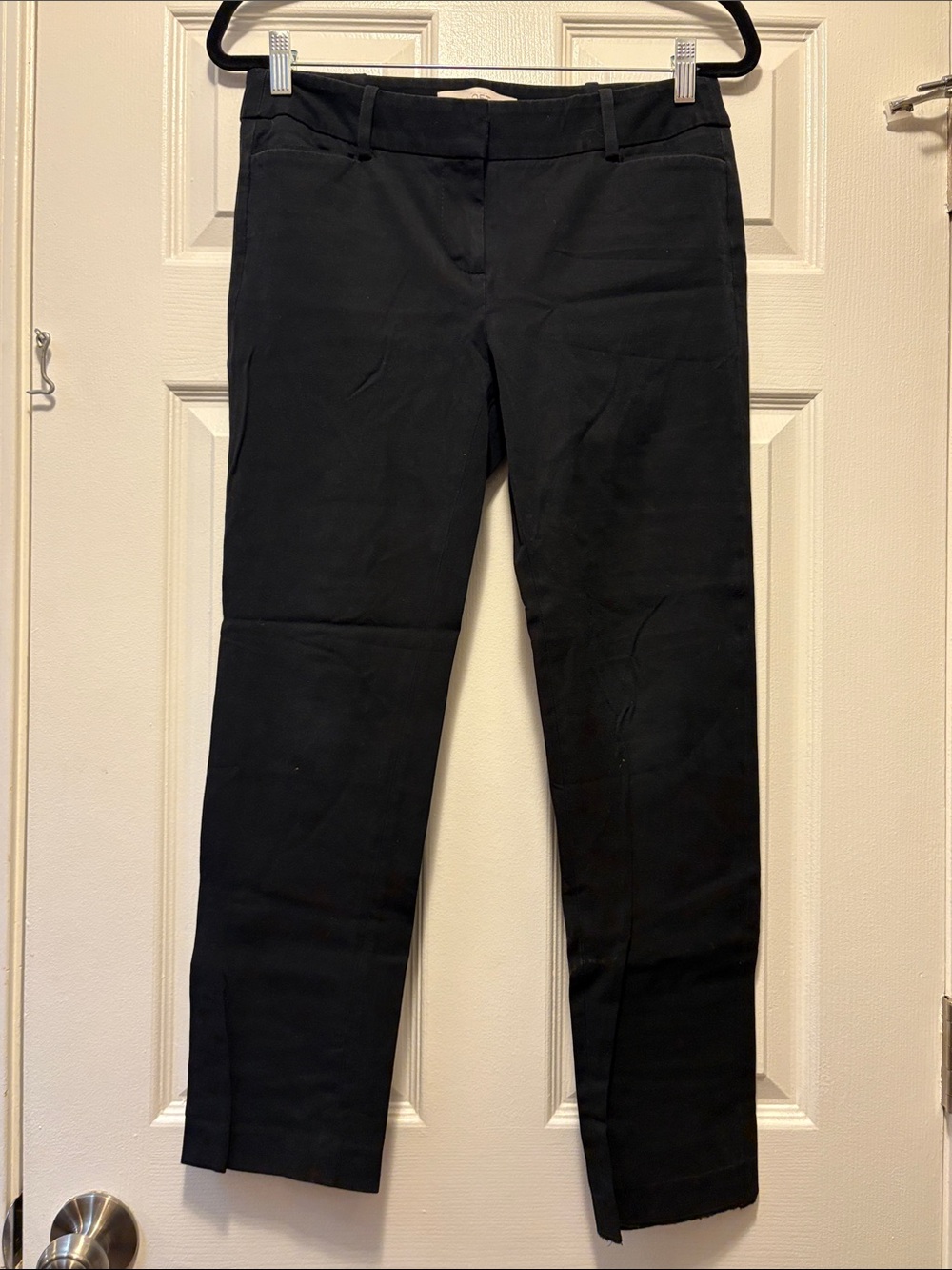 LOFT Black Straight-Leg Dress Pants